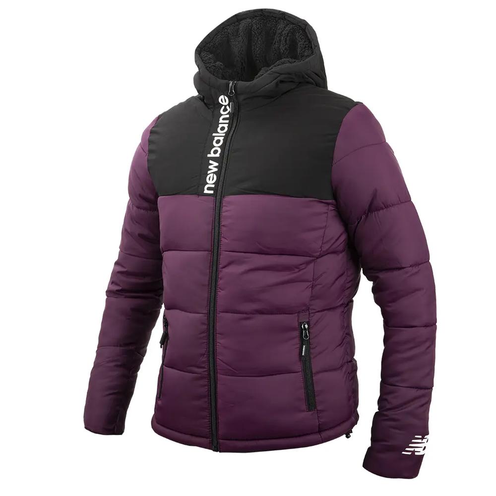 Kurtka New Balance NENJKW816DKM - czarno-fioletowa