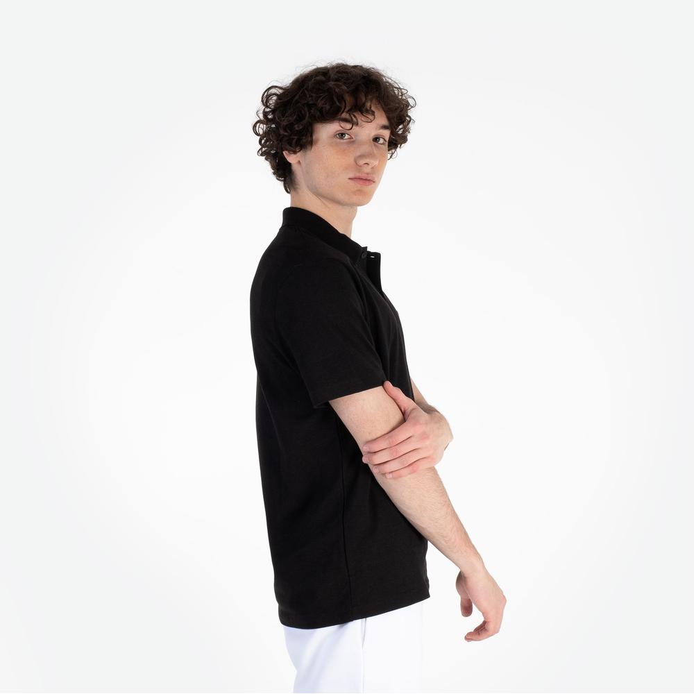 Koszulka męska Lacoste Regular Fit Cotton Blend Polo DH5522-031 - czarna