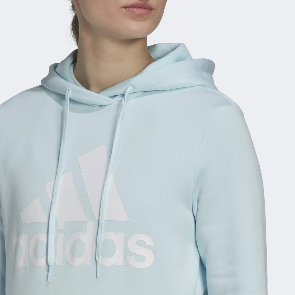 Bluza adidas Loungwear Essentials Logo Fleece Hoodie HM1905 - niebieska