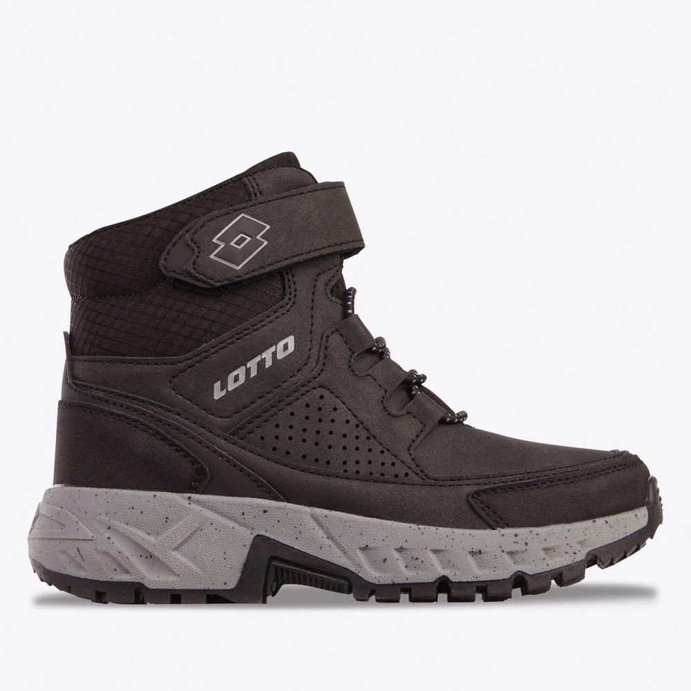 Buty dziecięce Lotto Alderton Mid 2600400K-1116 - czarne