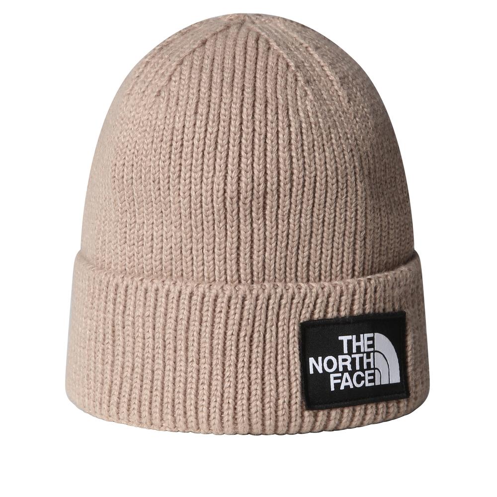 Czapka unisex The North Face Logo Box Beanie 0A8CHEBOX1 - beżowa