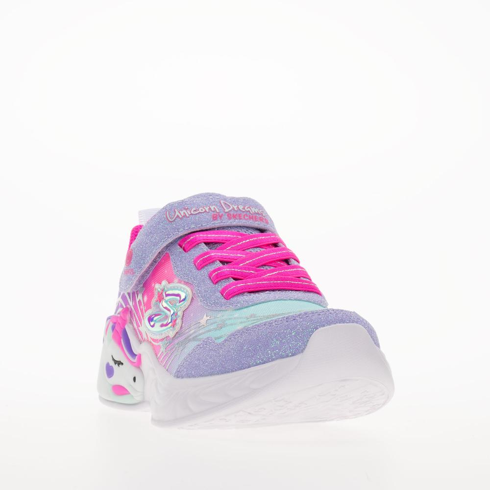 Buty Skechers S Lights Unicorn Dreams Wishful Magic 302299LLVHP - fioletowe