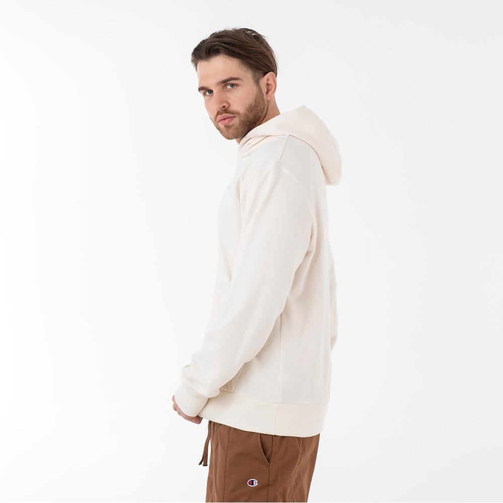 Bluza Champion Eco-Friendly Organic Cotton Hoodie 218926-WW034 - kremowa