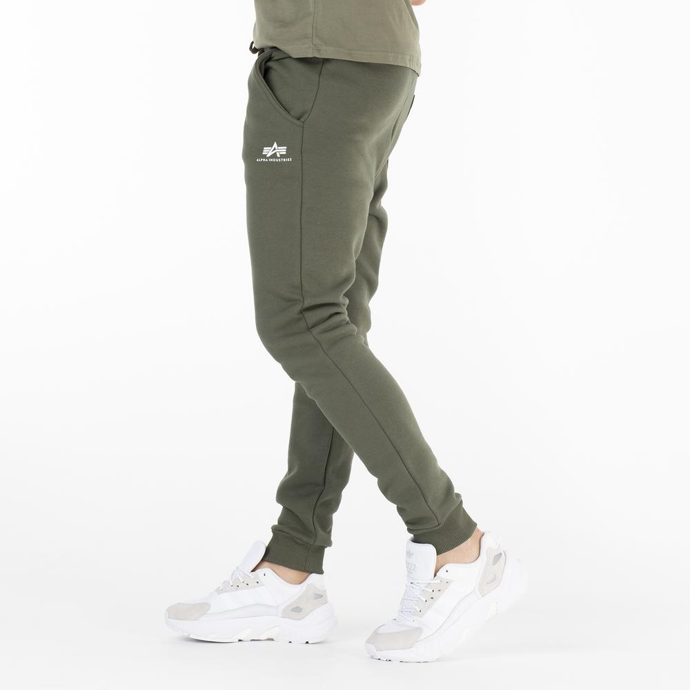 Spodnie dresowe Alpha Industries Basic Jogger SL 116370142 - zielone
