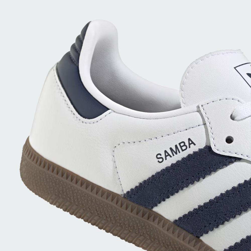 Buty młodzieżowe adidas Originals Samba OG J KK3557 - białe