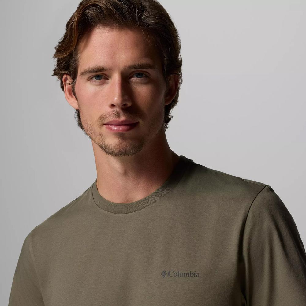 Koszulka męska Columbia CSC Basic 2154991397 - zielona