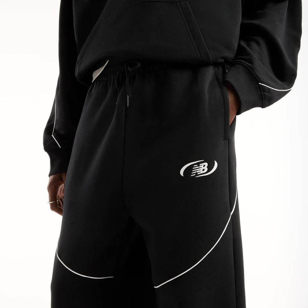 Spodnie męskie New Balance Trackside MB62G6ZVBK - czarne