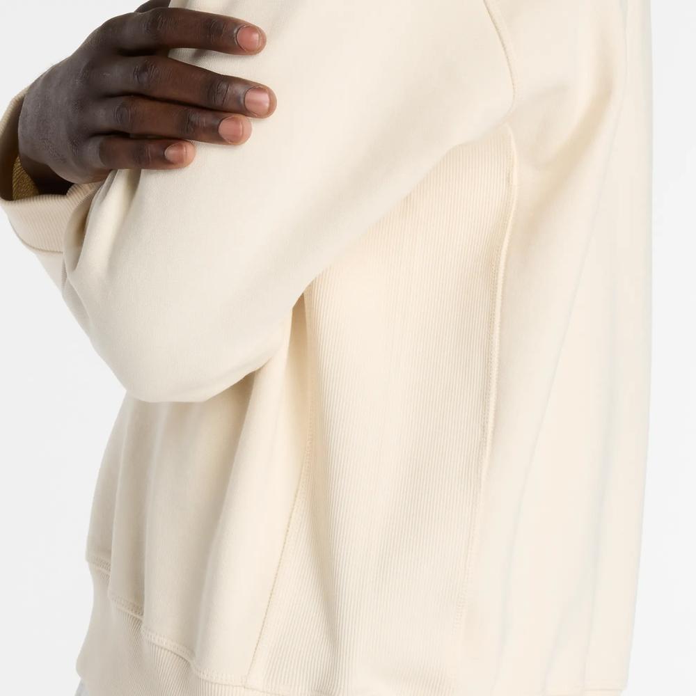 Bluza męska New Balance MT41506PEF - beżowa