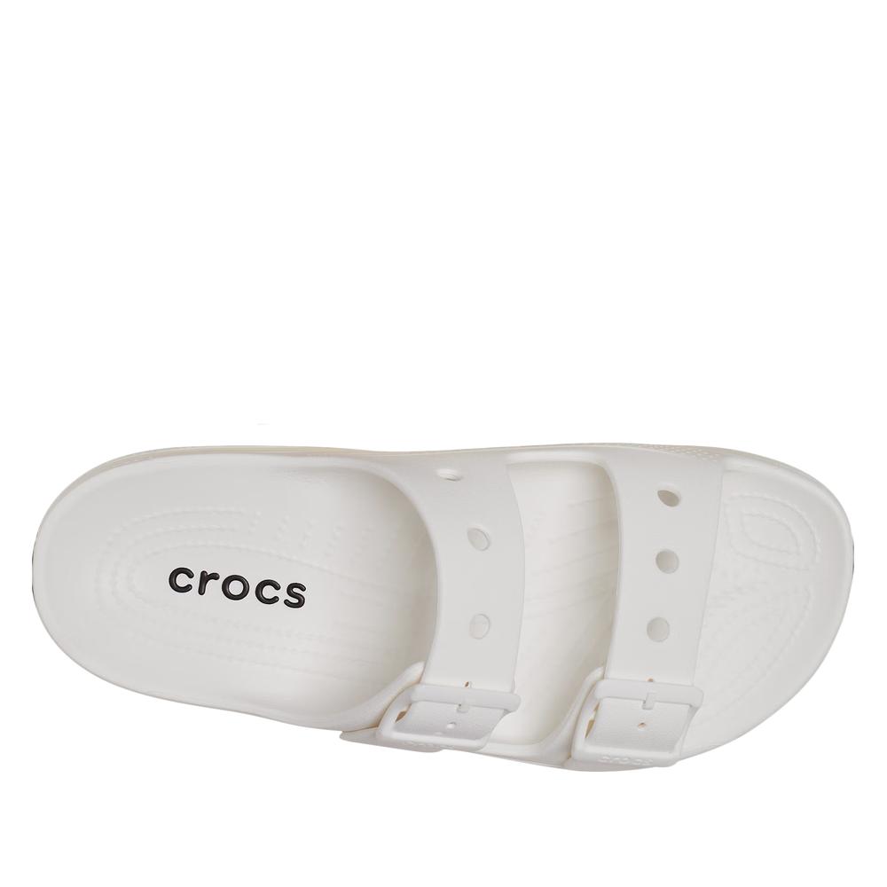 Klapki damskie Crocs Saturday Sandal 213586-100 - białe
