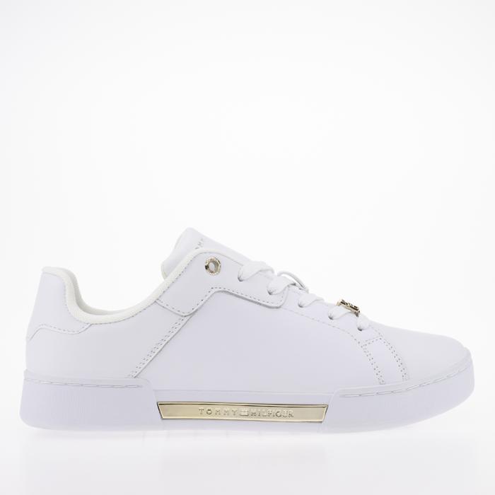 Buty Tommy Hilfiger Court Sneakers FW0FW07116 YBS damskie białe