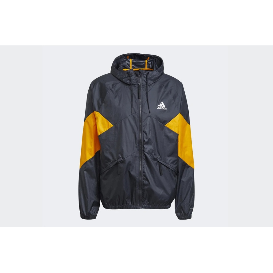 Kurtka adidas Back To Sport Wind.Rdy GT6561 męska, czarno-pomarańczowa