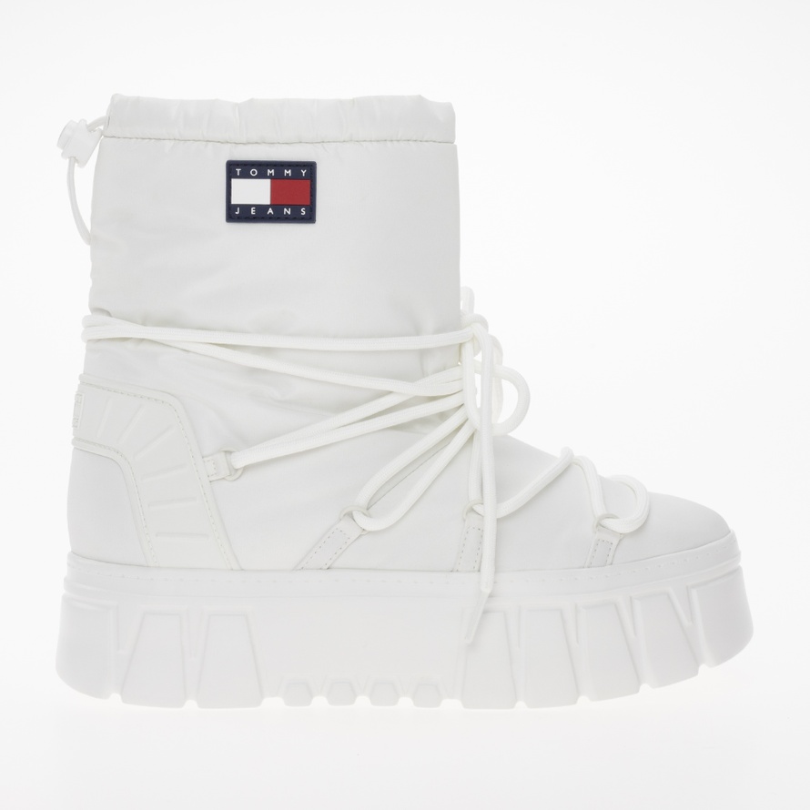 Buty Tommy Jeans Hybrid Boot EN0EN02601-YBL damskie, białe