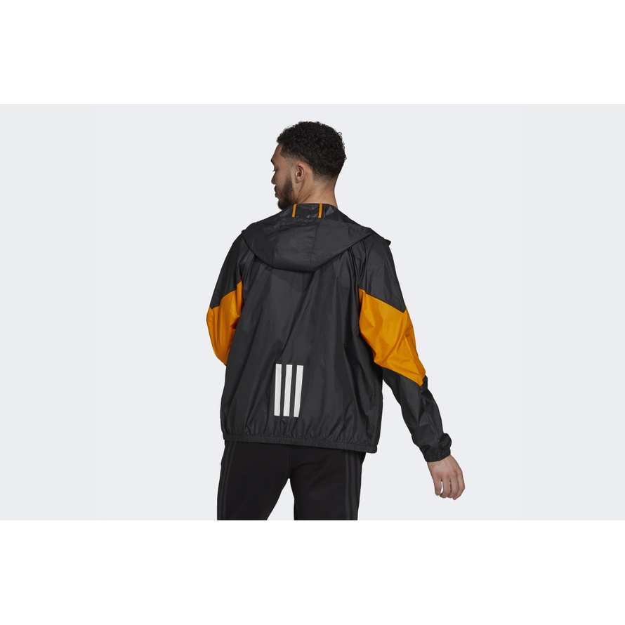 Kurtka adidas Back To Sport Wind.Rdy GT6561 męska, czarno-pomarańczowa