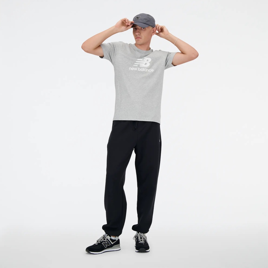 Koszulka New Balance MT41502AG męska, szara