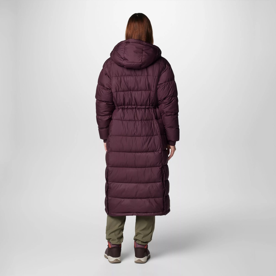 Kurtka Columbia Pike Lake II Long 2051351607 damska, bordowa