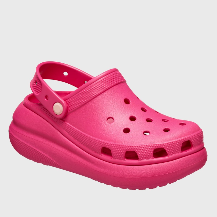Klapki Crocs Classic Crush Clog 207521-6ZQ damskie, różowe