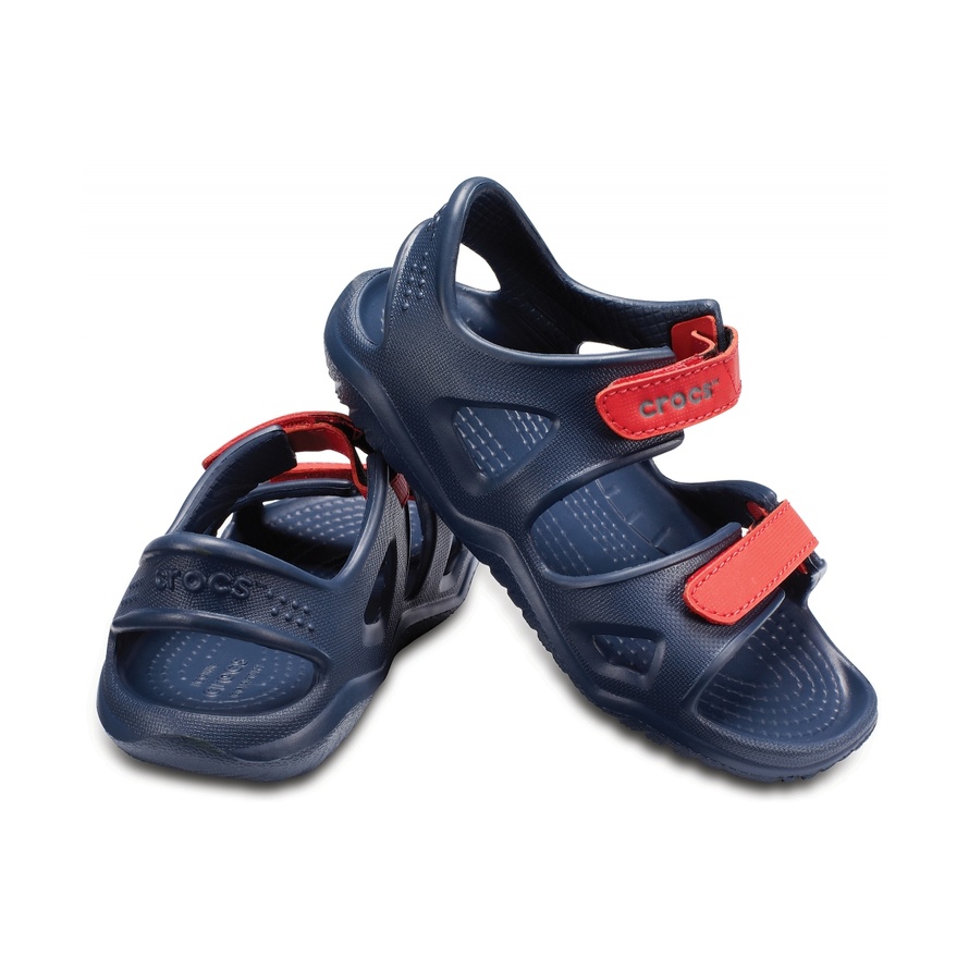 204988 4ba Swiftwater River Sandal Sandały Crocs Swiftwater River Sandal K  204988 Granatowy Eobuwie