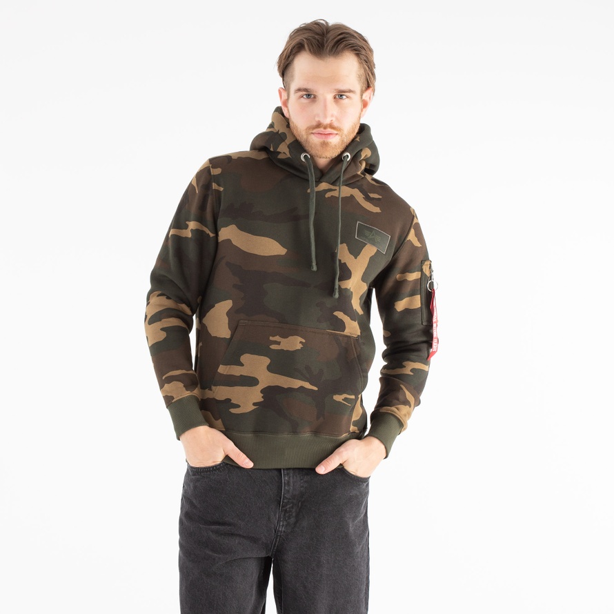 Alpha industries clearance printed tape hoody