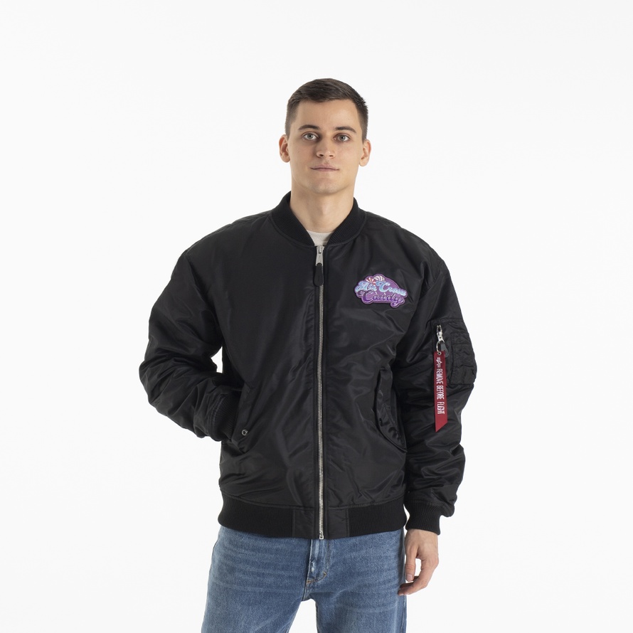 Kurtka Alpha Industries MA-1 Candy Crew 14814003 męska, czarna