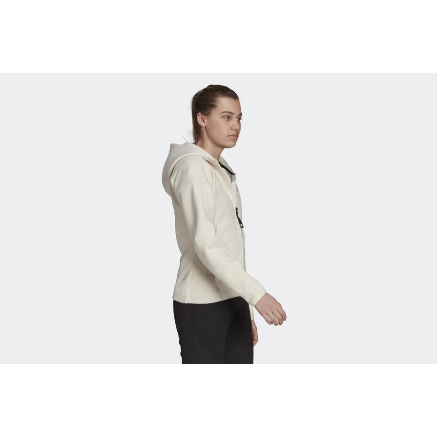 Bluza adidas Z.N.E. Sportswear Hoodie H40976 damska, beżowa