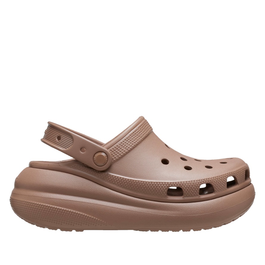 クゥ Klapki Crocs Classic Crush Clog 207521-2Q9 damskie, brązowe
