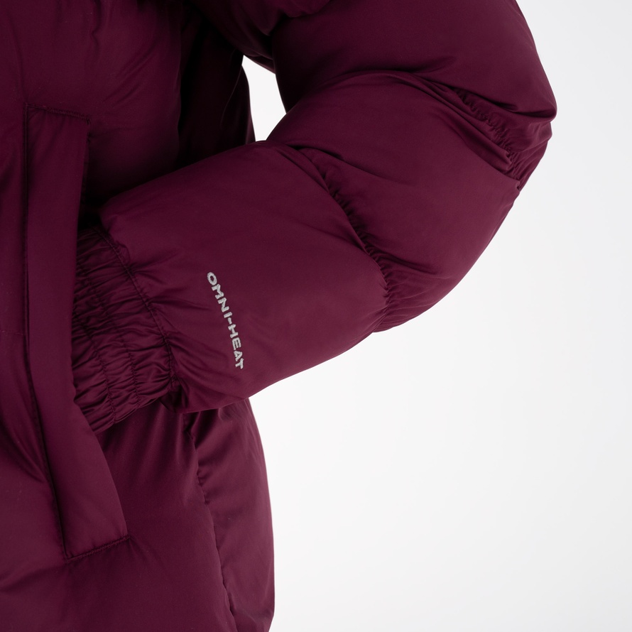 Kurtka Columbia Pike Lake Insulated Hooded Long Puffer