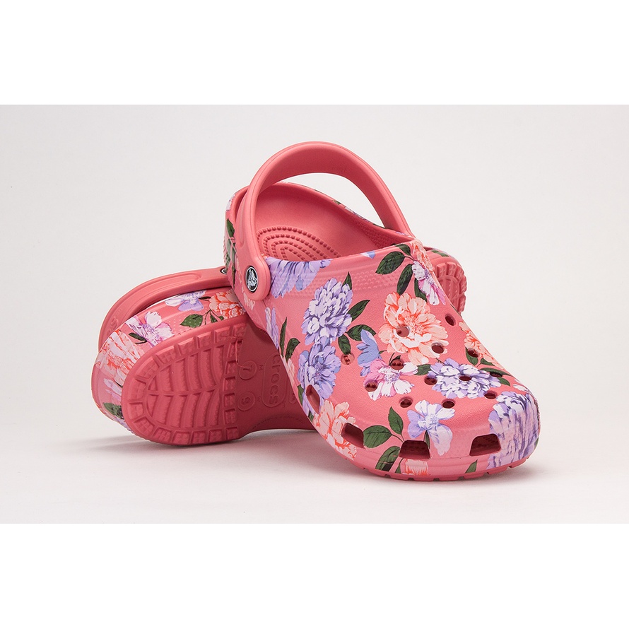 Crocs women's classic discount printed floral clog