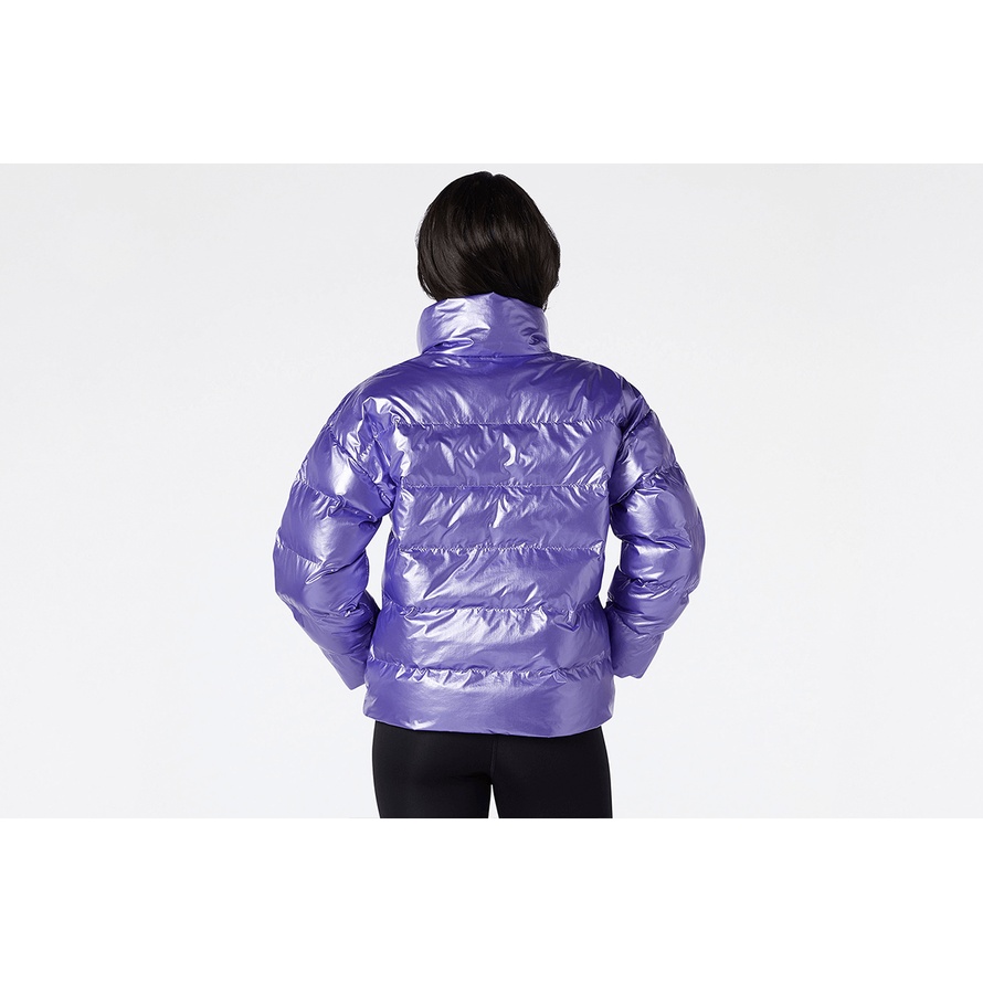 Kurtka New Balance WJ13509AAG damska, fioletowa