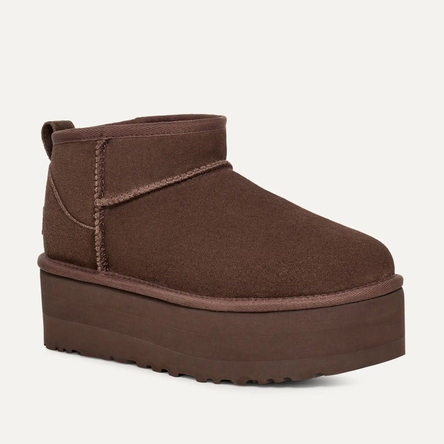 ミドルブーツ UGG Women Boots 1135092 CLASSICULTRAMINI PLATFORMSAN Beige UGG Classic Ultra Mini Platform Boot Sand - Twoje Must-Have