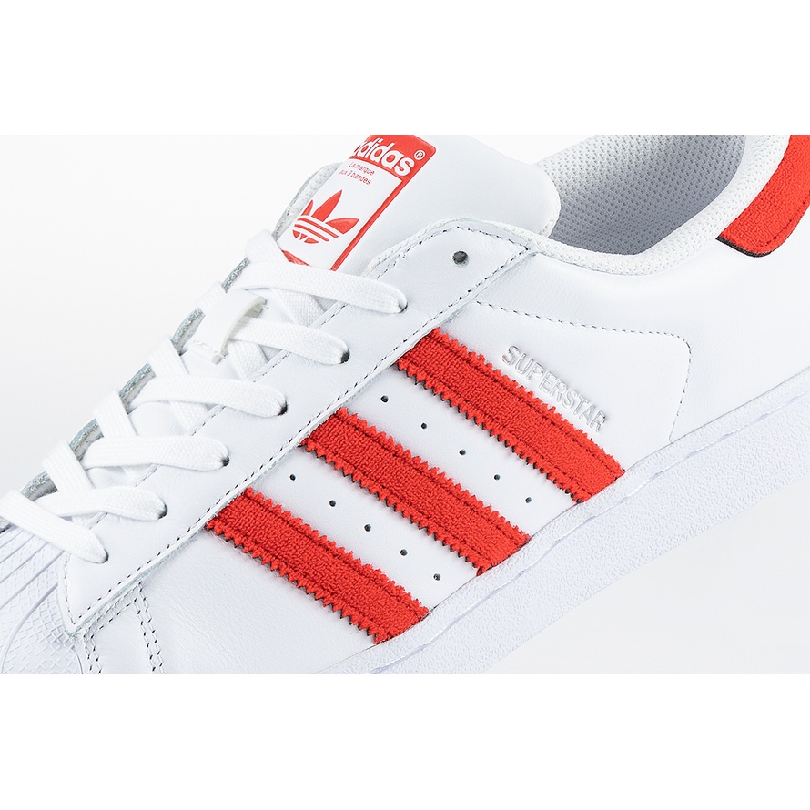 Adidas superstar z czerwonymi paskami sale