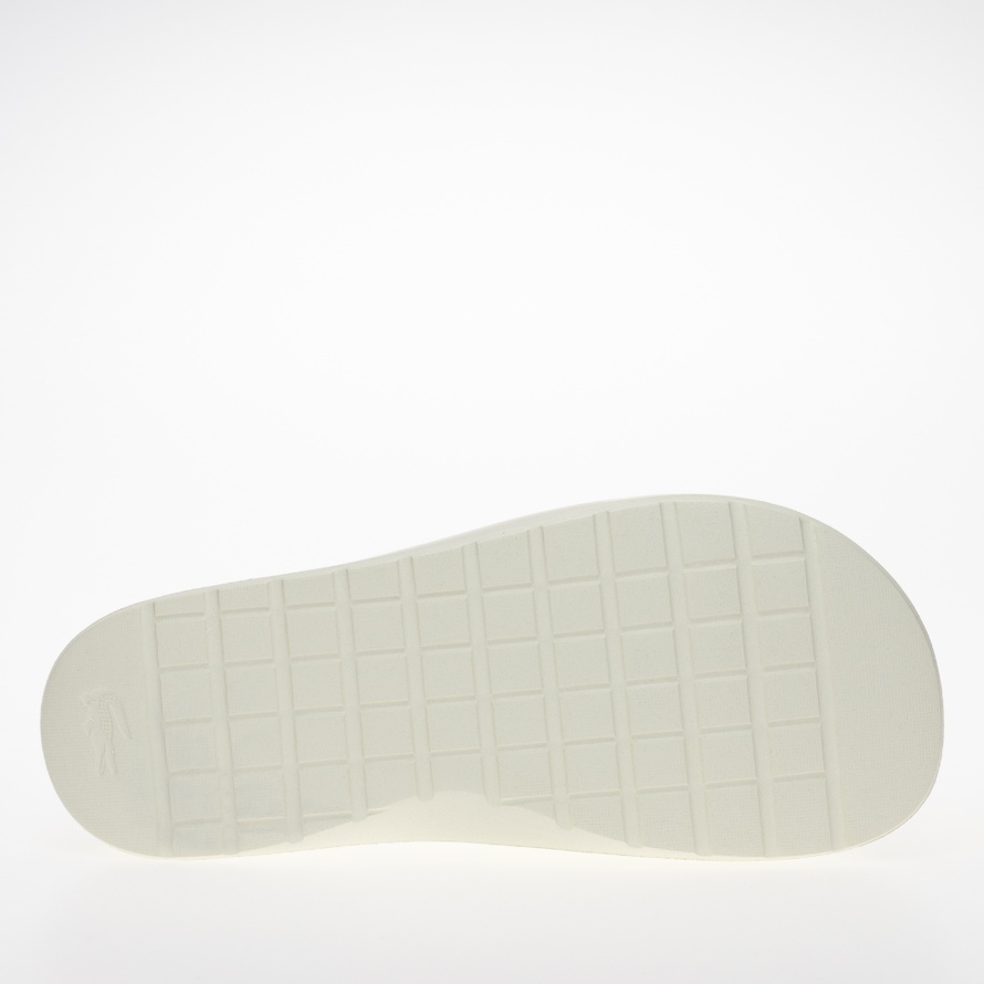 Klapki Lacoste Serve Slide 2.0 746CMA0032-1Y5 męskie, białe