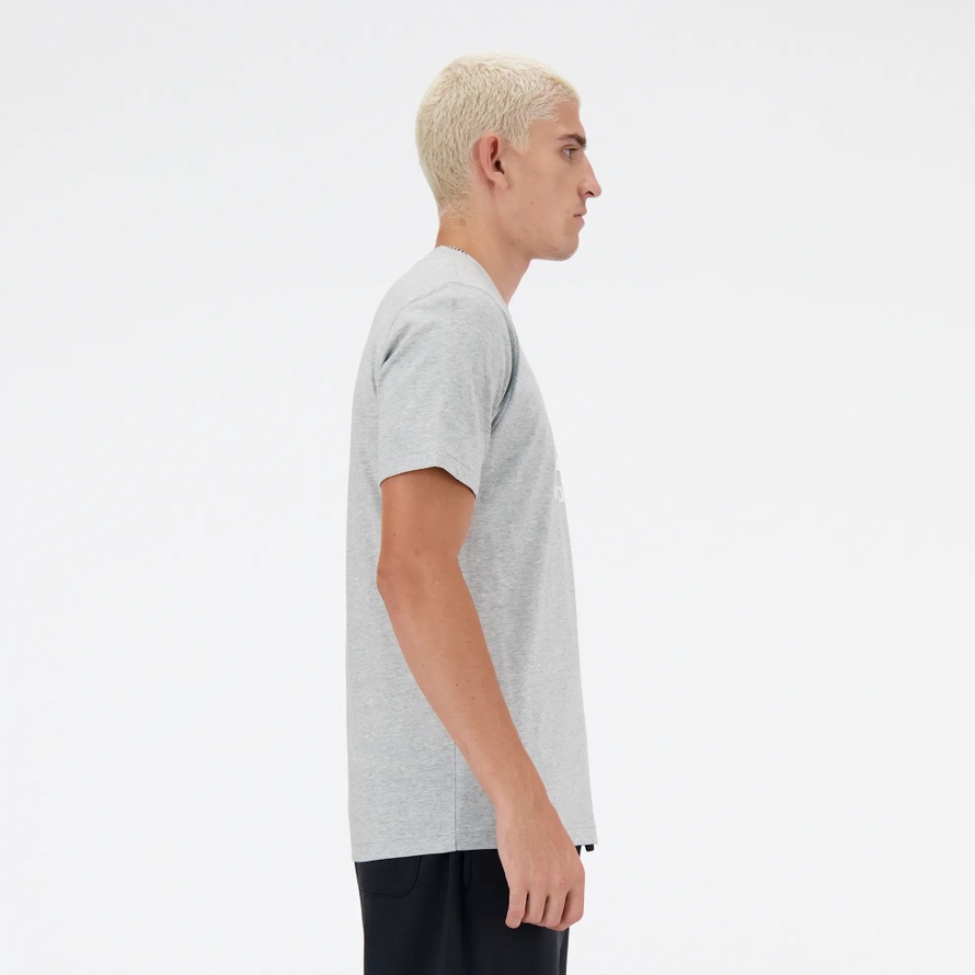 Tシャツ・カットソー New Balance Stacked Logo T-Shirt Gray MT41502AG ニューバランス（new balance）（メンズ）大谷選手着用モデル