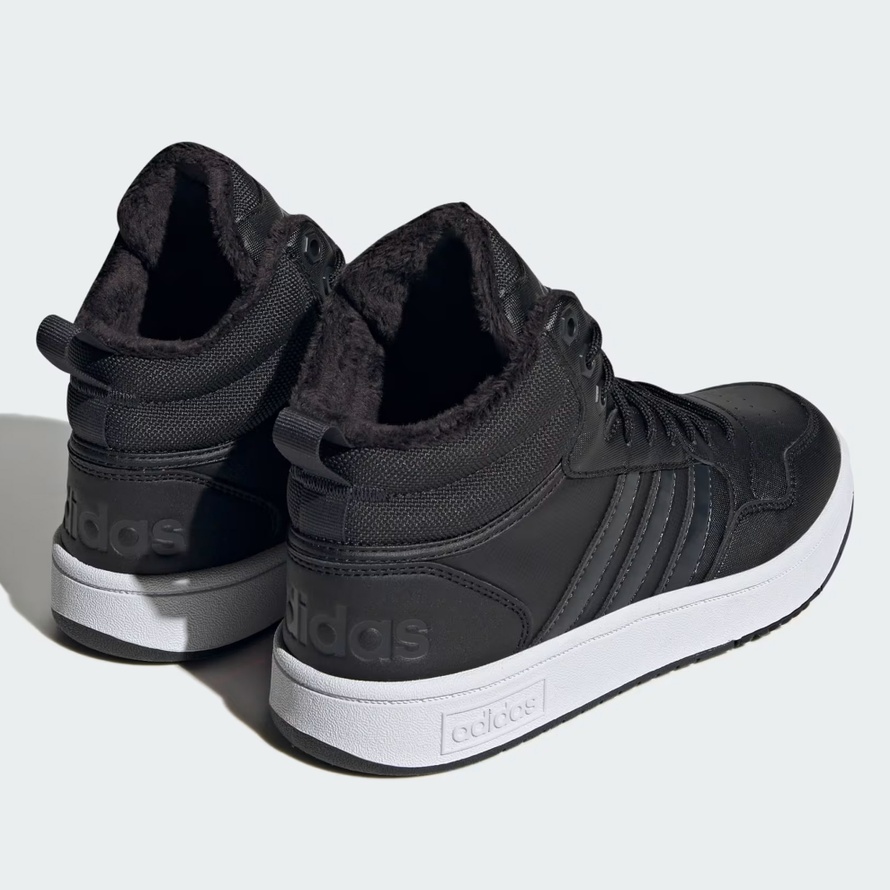 Buty adidas Hoops 3.0 Mid Winterized GW6434 damskie, czarne