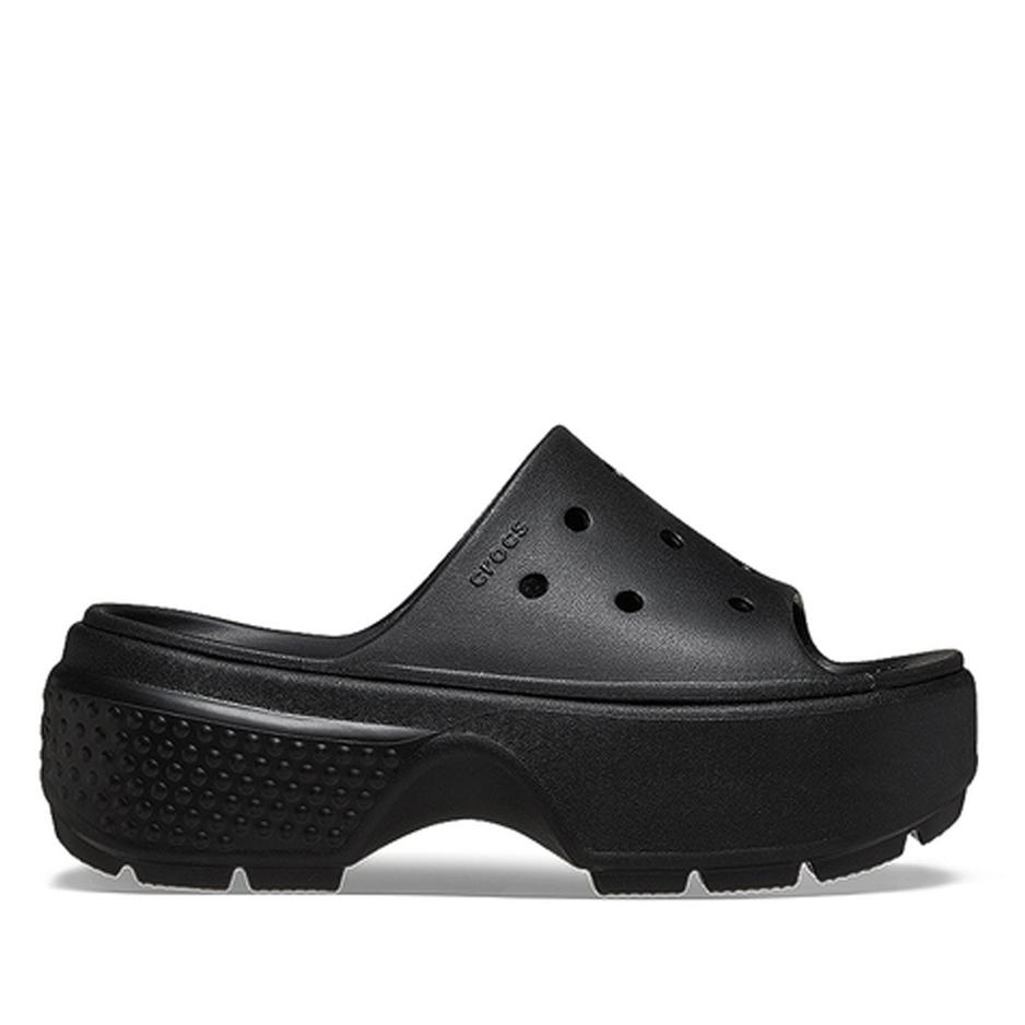 Klapki Crocs Stomp Slide 209346-001 - czarne