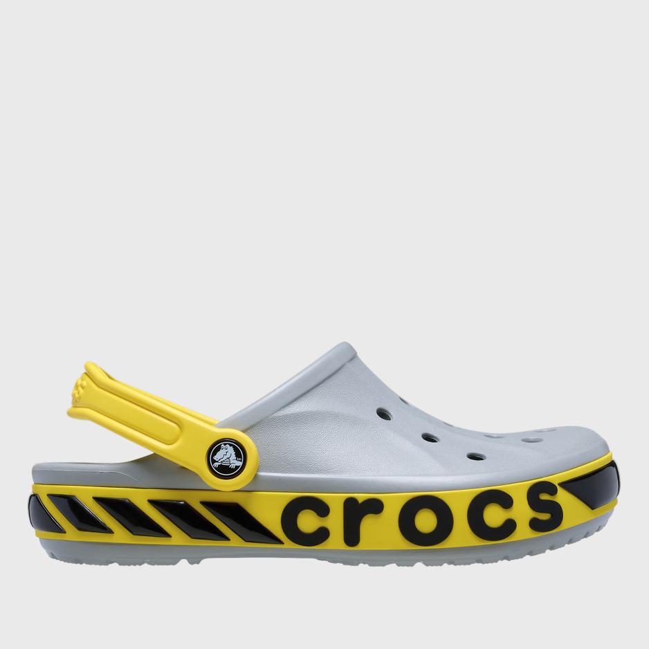 Klapki Crocs Bayaband Racer Band Clog 211018-007 - szare