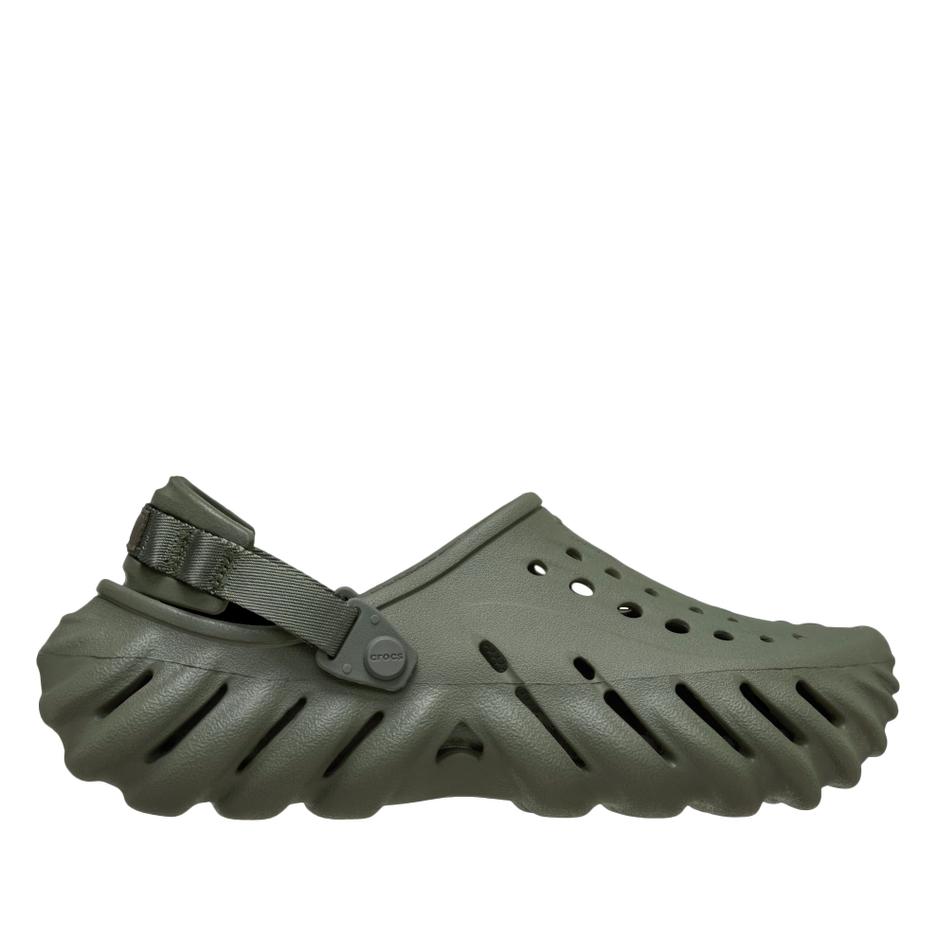 Klapki unisex Crocs X-Echo Clog 207937-3J5 - zielone