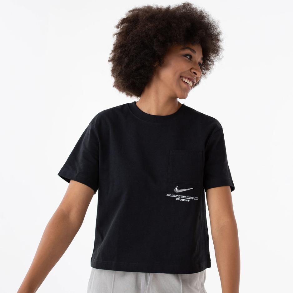 Koszulka Nike NSW Swoosh Top CZ8911-010 - czarna