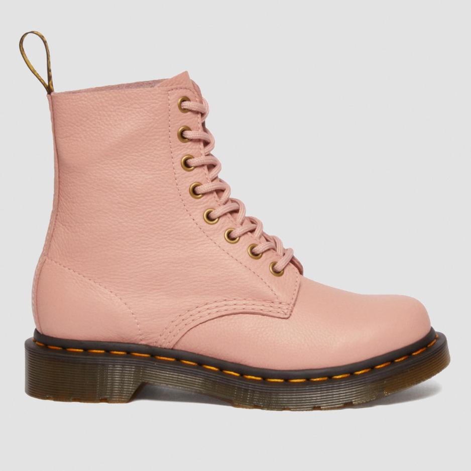 Buty Dr. Martens 1460 Pascal Virginia Leather Boots 26802329 - różowe