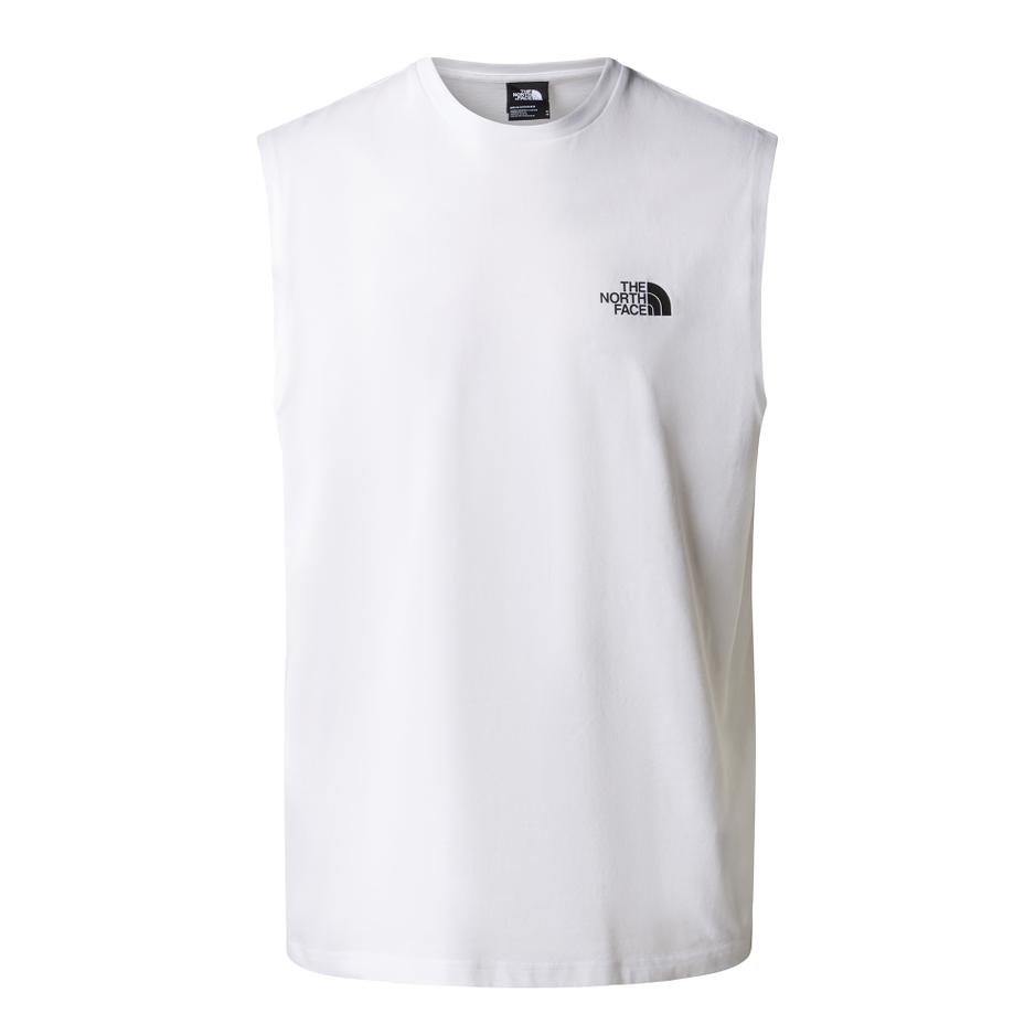 Koszulka The North Face Simple Dome Tank 0A87R3FN41 - biała