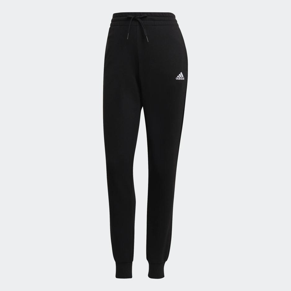 Spodnie adidas Essentials French Terry Logo GM5526 - czarne