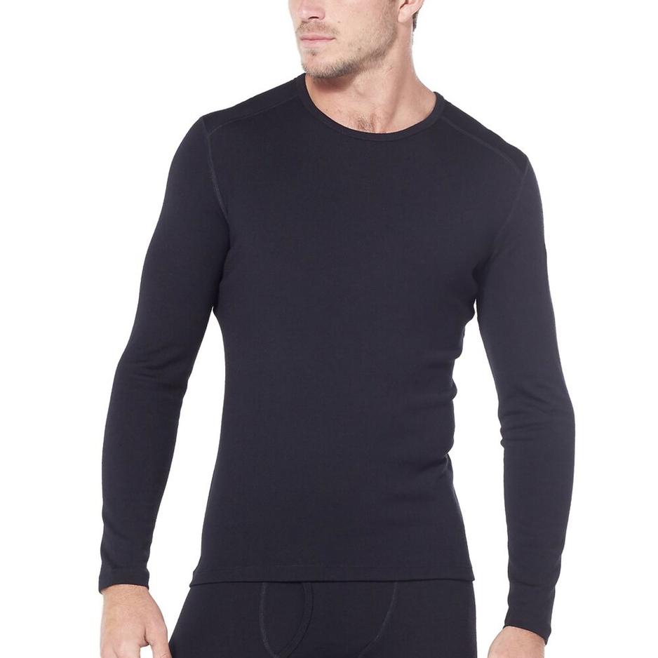 Koszulka Icebreaker Merino 260 Tech Long Sleeve Crewe Thermal Top 1043710011 - czarna