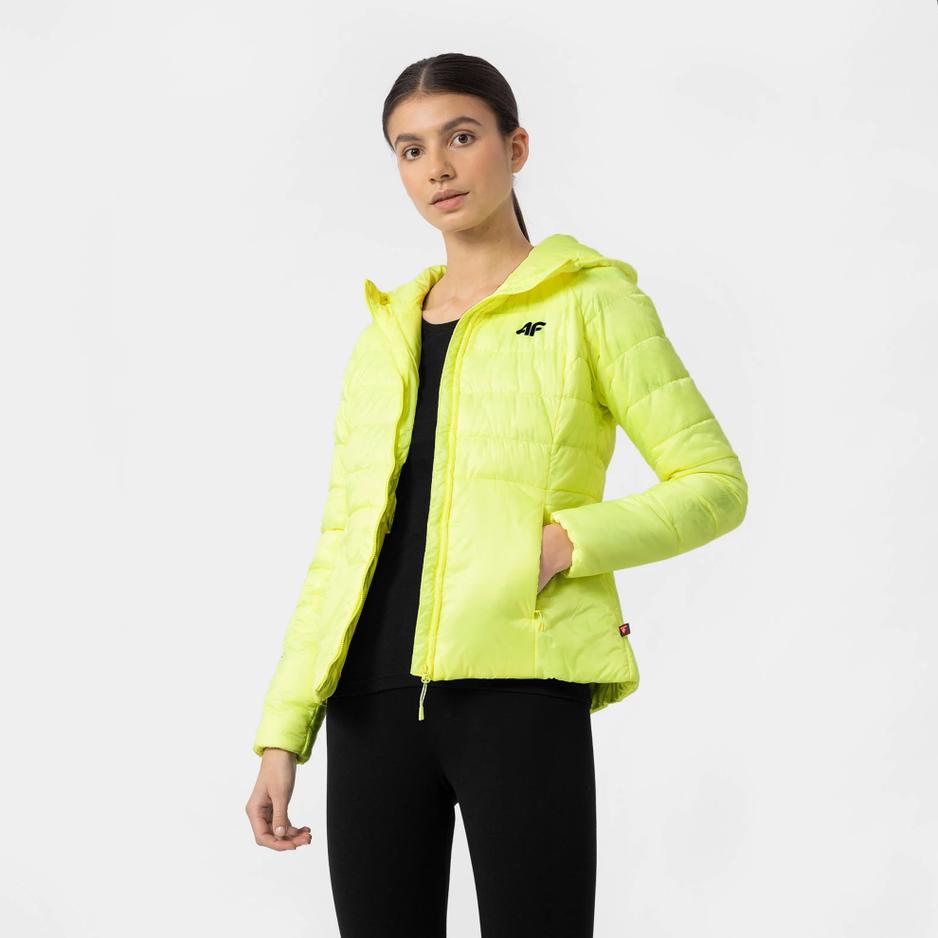 Kurtka 4F PrimaLoft ThermoPlume H4Z22KUDP01772N - zielona