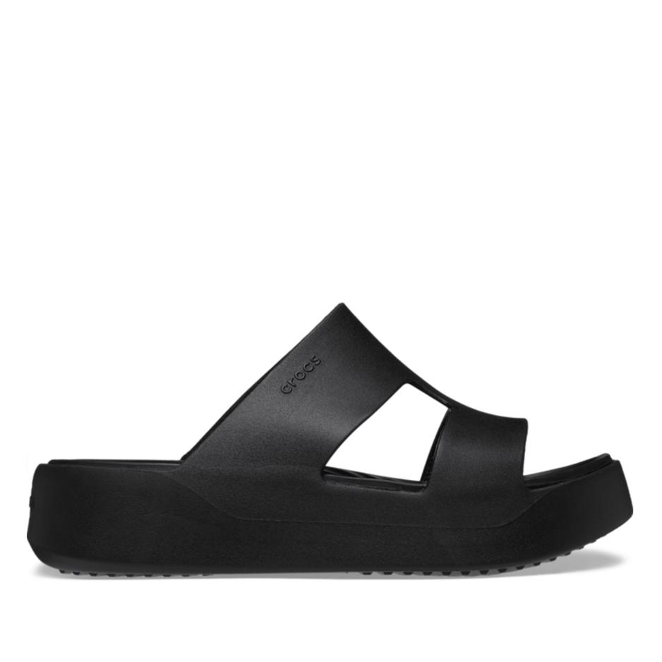 Klapki Crocs Getaway Platform H-Strap 209409-001 - czarne