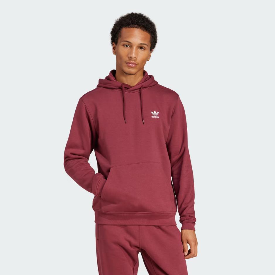 Bluza adidas Originals Trefoil Essentials JD2403 - czerwona