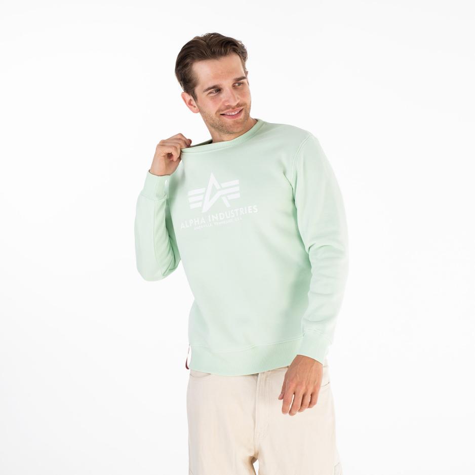 Bluza Alpha Industries Basic 17830243 - zielona