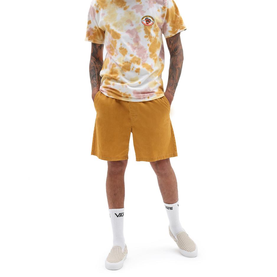 Spodenki Vans Range Salt Wash Relaxed Elastic VN0A5FKCG4O1 - żółte