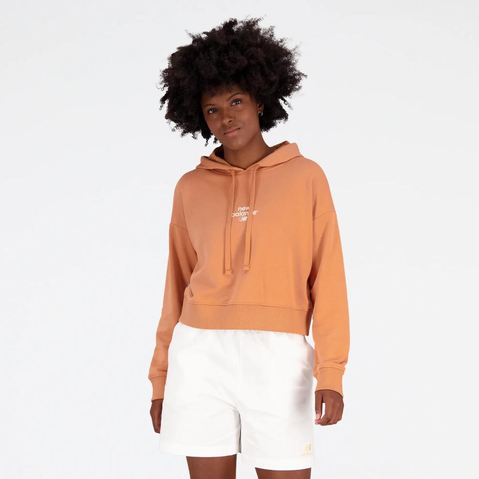 Bluza New Balance WT31509SEI - pomarańczowa