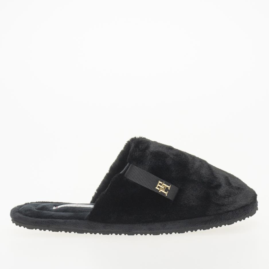 Klapki Tommy Hilfiger Comfort Home Slipper FW0FW08138-BDS - czarne