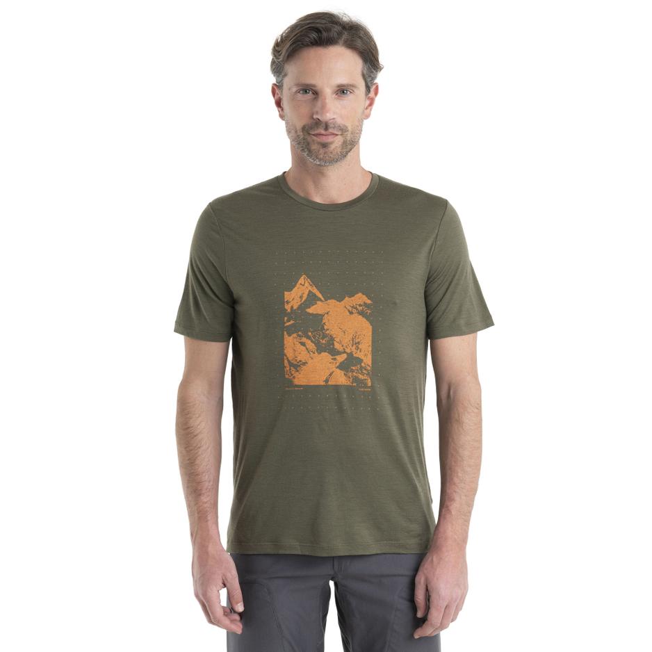 Koszulka Icebreaker Merino 150 Tech Lite II 0A56RB0691 - zielona