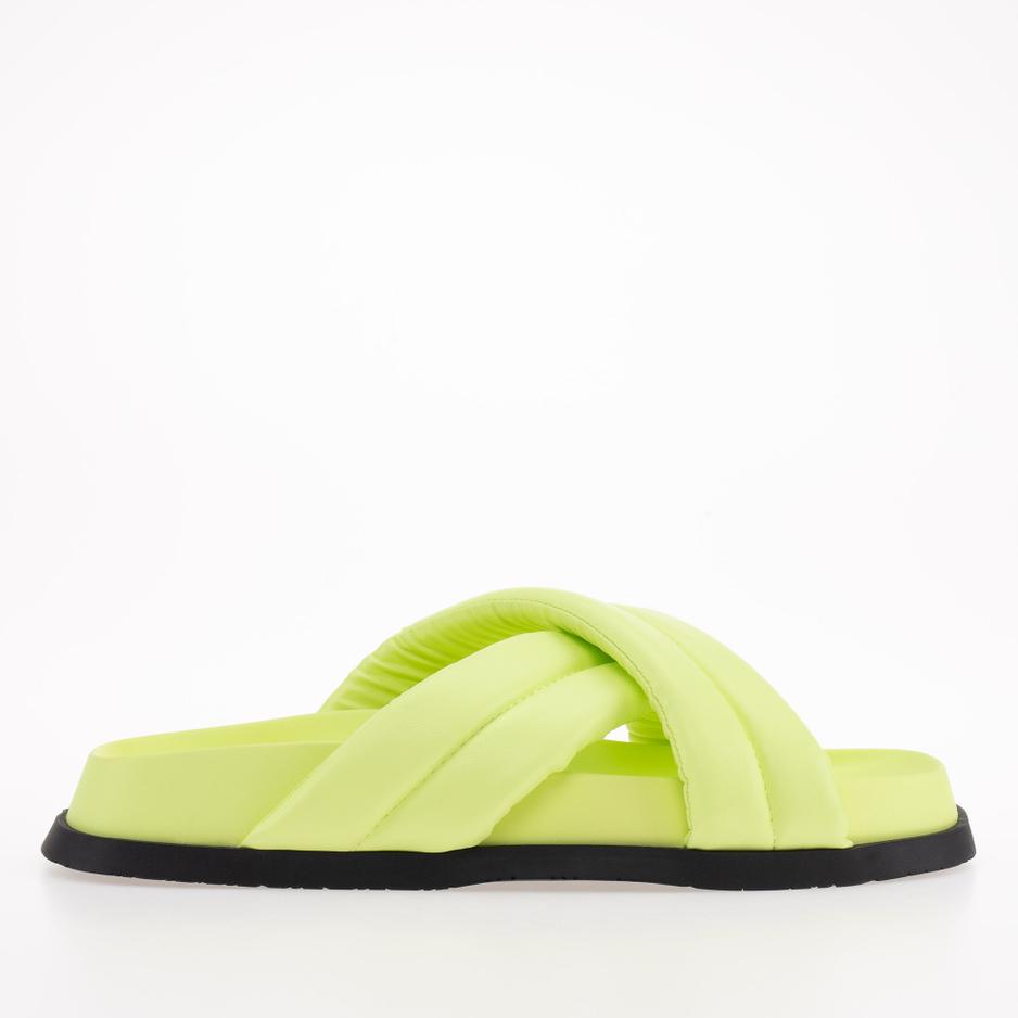 Klapki Tommy Jeans Padded Toe Sandals EN0EN02175-MSA - zielone